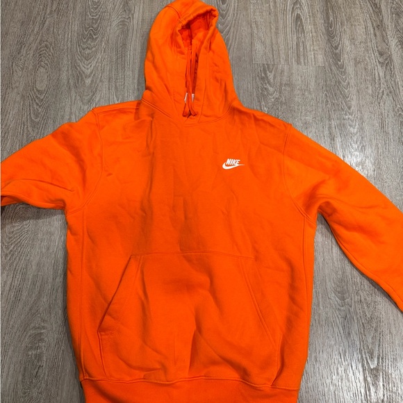 Nike Men's Bright Orange Hoodie - Picture 1 of 4